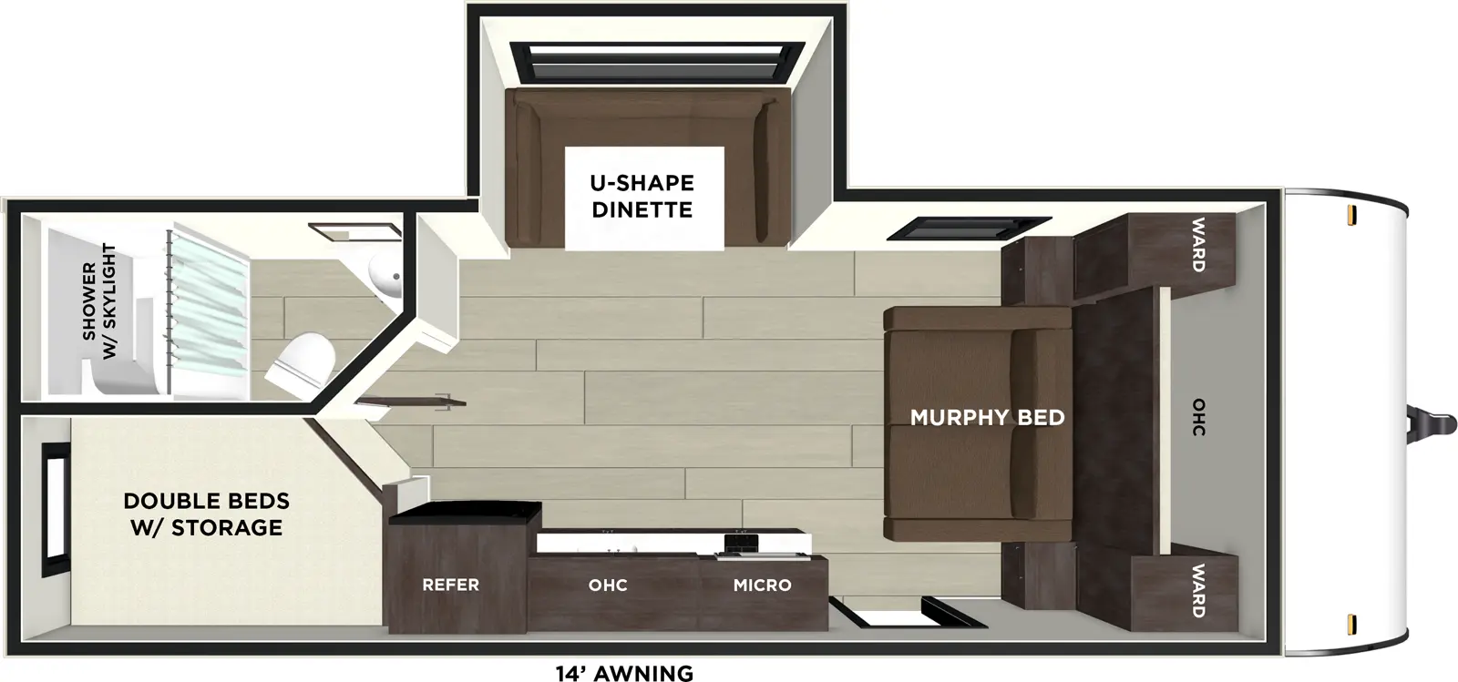 Salem Fsx 178BHSK Floorplan